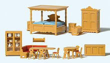 Load image into Gallery viewer, Preiser 17710 HO Scale Country House Furniture Set -- Assembled