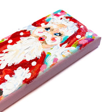 Load image into Gallery viewer, Red Velvet Vintage Santa Original Painting