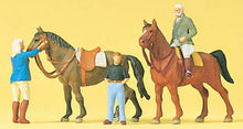 Load image into Gallery viewer, Preiser 10503 HO Scale Sports &amp; Recreation -- At The Riding School #2