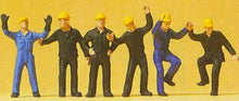 Load image into Gallery viewer, Preiser 14105 HO Scale Railroad Personnel -- Railway Shunters