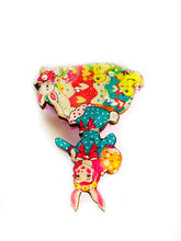 Load image into Gallery viewer, Easter Egg Girl &amp; Friends Brooch