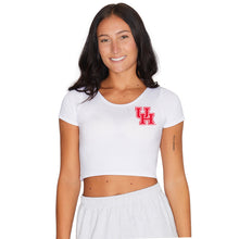 Load image into Gallery viewer, University of Houston White Babydoll Tee