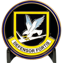 Load image into Gallery viewer, EL11-016 USAF US Air Force Security Forces Military Police MP Challenge Coin Defensor Fortis