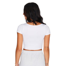 Load image into Gallery viewer, George Washington University White Babydoll Tee
