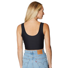 Load image into Gallery viewer, Purdue Black Crop Tank Top