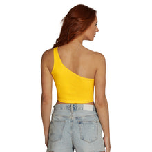Load image into Gallery viewer, Southeastern Louisiana Lions Yellow One Shoulder Top