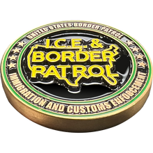 Load image into Gallery viewer, DL13-003 ICE and Border Patrol Border Crisis Joint Operations Challenge Coin 2021 2022