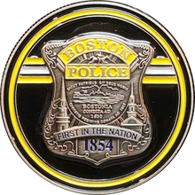 Load image into Gallery viewer, BL18-011 Boston Police Hockey Special Security Detail Stadium Detail Challenge Coin