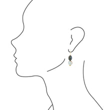 Load image into Gallery viewer, Baja Mint Jasper and Abalone Earrings