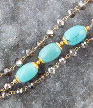 Load image into Gallery viewer, Baron Triple Strand Toggle Bracelet