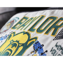 Load image into Gallery viewer, Baylor University Collegiate Embroidered Pillow by Cat Studio