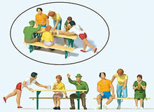 Load image into Gallery viewer, Preiser 10702 HO Scale In the Beer Garden -- Set #2 pkg(6)
