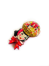 Load image into Gallery viewer, Harriet and her Easter Bonnet Brooch