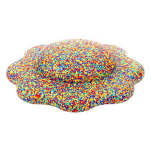 Load image into Gallery viewer, **Pre-order (Ships in 3-4 Weeks)**Flower-shaped Balance Board for Stepping Stones in Rainbow Confetti