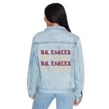 Load image into Gallery viewer, Boston College Gothic Denim Jacket