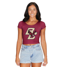 Load image into Gallery viewer, Boston College Maroon Babydoll Tee