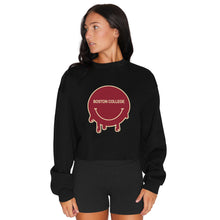Load image into Gallery viewer, Boston College Smile Black Crewneck