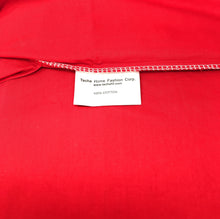 Load image into Gallery viewer, Tache Cotton Vibrant Red Fitted Sheet / Flat Sheet (BS3PC-R)