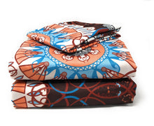 Load image into Gallery viewer, Tache Burgundy Palace Paisley Medallion Bed Sheet Set (2810FITFLT)