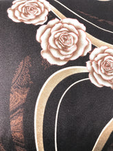 Load image into Gallery viewer, Tache Melted Gold Brown Floral Bed Sheet Set (2815FITFLT)