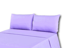 Load image into Gallery viewer, Tache Cotton Lavender Purple Fitted Sheet / Flat Sheet (BS3PC-P)