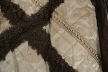 Load image into Gallery viewer, DaDa Bedding Classic Elegant Velvety Ribbons Quilted Coverlet Bedspread Set (YG1024Beige)