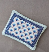 Load image into Gallery viewer, DaDa Bedding Mediterranean Blue Mint Green Patchwork Quilted Bedspread Set (JHW-884)