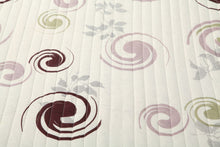 Load image into Gallery viewer, Tache Summer Storm Geometric Swirl Ivory White Scalloped Cotton Quilt Set (DSW019)