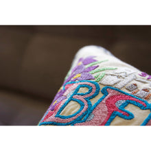 Load image into Gallery viewer, Bermuda Hand-Embroidered Pillow