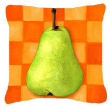 Load image into Gallery viewer, Pear in Orange by Ute Nuhn Canvas Decorative Pillow WHW0117PW1414