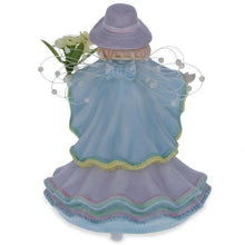 Load image into Gallery viewer, Angel with Cross Porcelain Musical Figurine 6.5 Inches