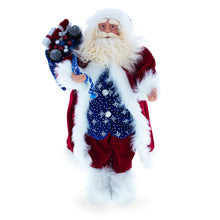 Load image into Gallery viewer, Standing Santa Fabric Figurine 18 Inches