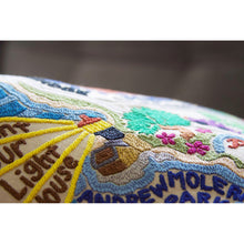 Load image into Gallery viewer, Big Sur Hand-Embroidered Pillow