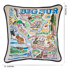 Load image into Gallery viewer, Big Sur Hand-Embroidered Pillow