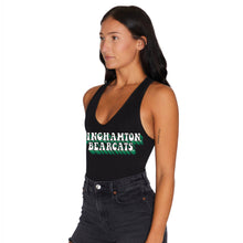 Load image into Gallery viewer, Binghamton Bearcats Black Bodysuit