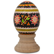 Load image into Gallery viewer, Flowers Authentic Blown Real Eggshell Ukrainian Easter Egg Pysanka