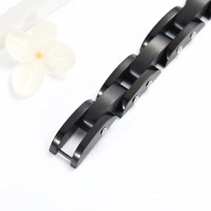 Black Chain Link Cremation Urn Bracelet