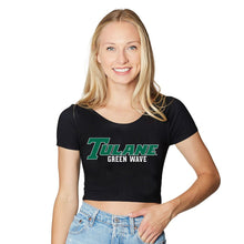 Load image into Gallery viewer, Tulane Black Babydoll Tee