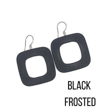 Load image into Gallery viewer, Deco Square Donut Drop Earrings