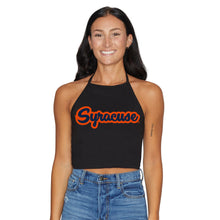 Load image into Gallery viewer, Syracuse Black Halter Top