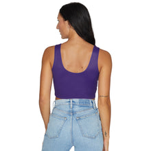 Load image into Gallery viewer, University at Albany Purple Crop Tank Top