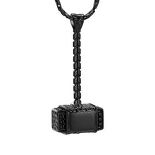 Load image into Gallery viewer, Thor's Hammer Cremation Urn Necklace