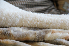 Load image into Gallery viewer, Tache Luxurious Russian Lynx Faux Fur Throw Blanket (DY12)