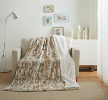 Load image into Gallery viewer, Tache Luxurious Russian Lynx Faux Fur Throw Blanket (DY12)
