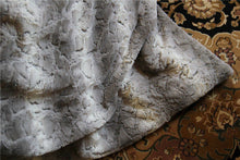 Load image into Gallery viewer, Tache Silver Snow Giraffe Faux Fur Throw Blanket (DY16)