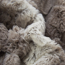 Load image into Gallery viewer, Tache Silver Snow Giraffe Faux Fur Throw Blanket (DY16)