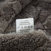 Load image into Gallery viewer, Tache Silver Snow Giraffe Faux Fur Throw Blanket (DY16)