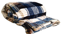 Load image into Gallery viewer, Tache Super Soft Winter Cabin Flannel Throw Blanket