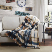 Load image into Gallery viewer, Tache Super Soft Winter Cabin Flannel Throw Blanket