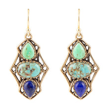 Load image into Gallery viewer, Blue Hues Multi Stone Earring